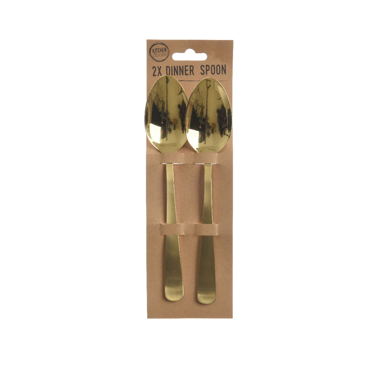 SET CUCCHIAI DORATI 2 PEZZI