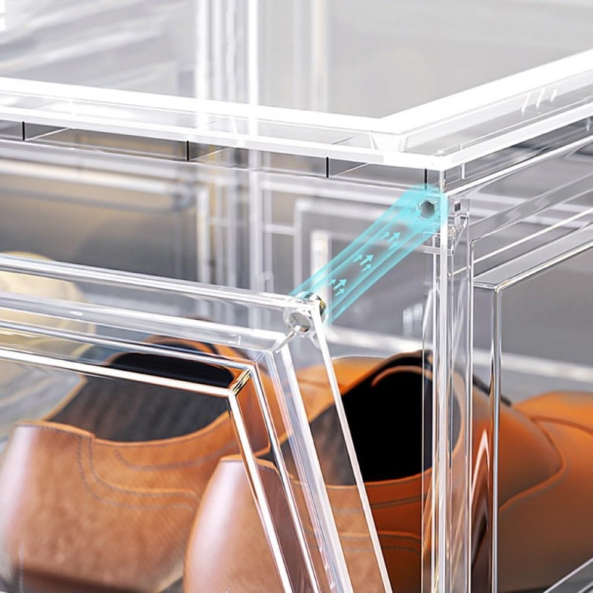 Set 2 Scarpiere Rigide Trasparenti 3