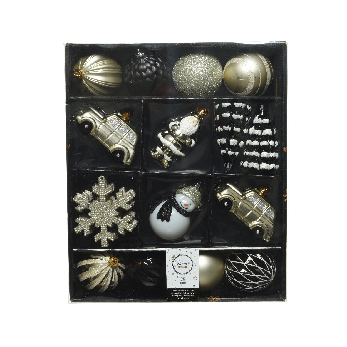 Set 25 pendagli natalizi