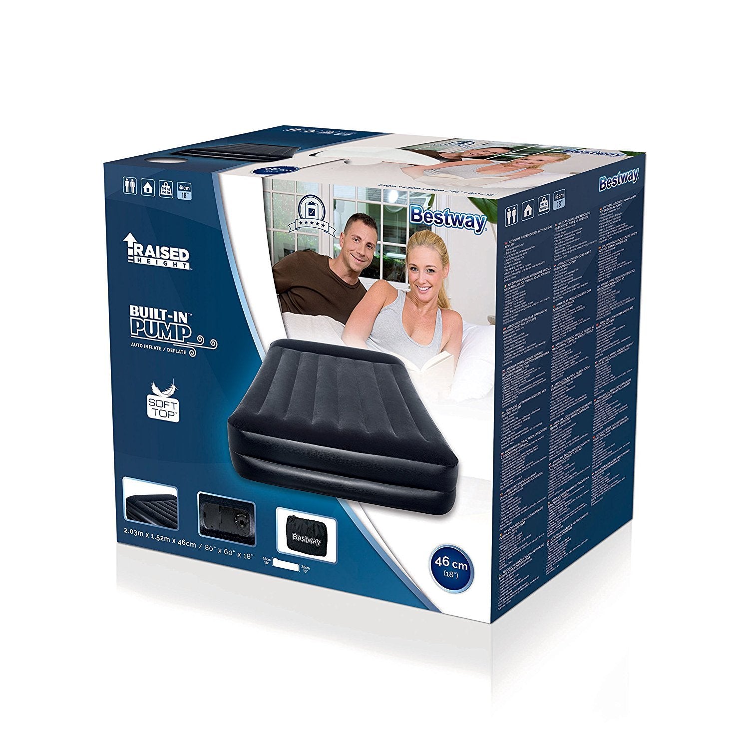 MATERASSINO MATRIMONIALE GONFIABILE LINEA QUEEN