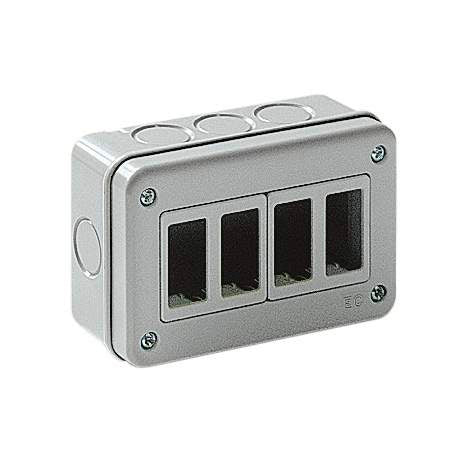 Contenitore parete IP40 4 posti