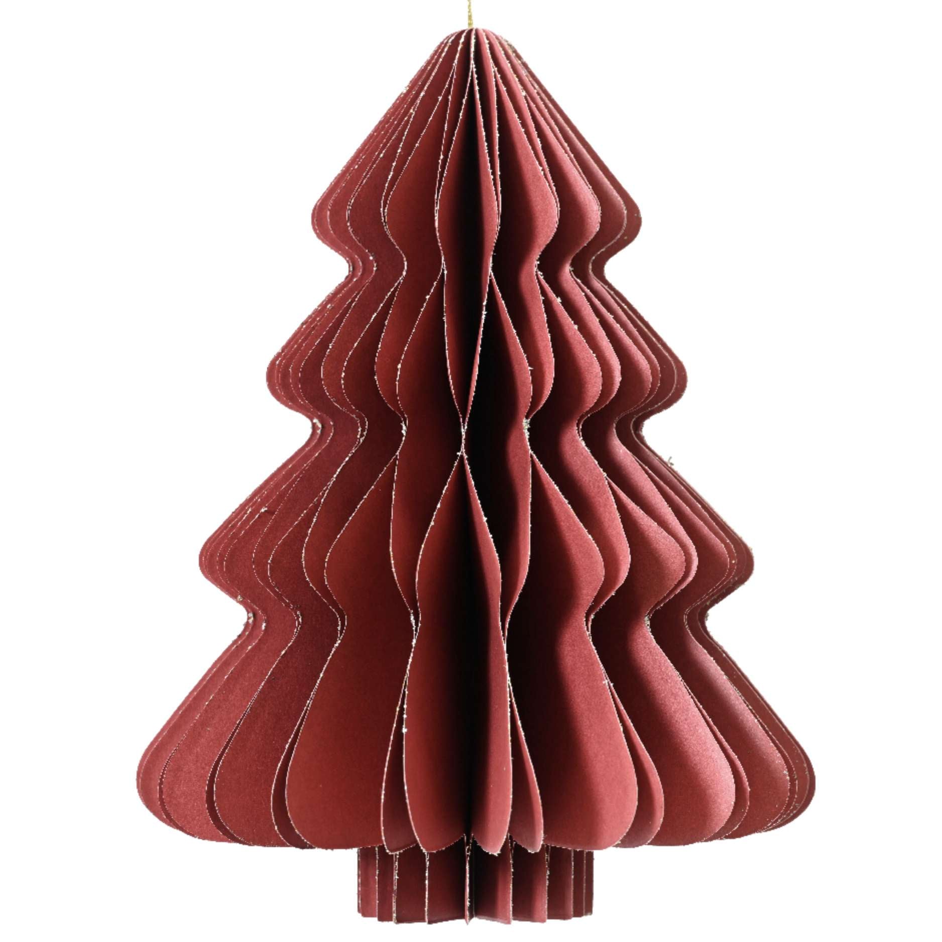 Decorazione natalizia in carta albero 3