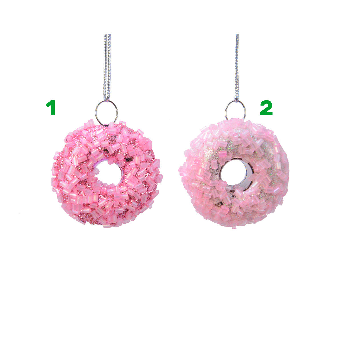 Pendaglio ciambella rosa 4 cm