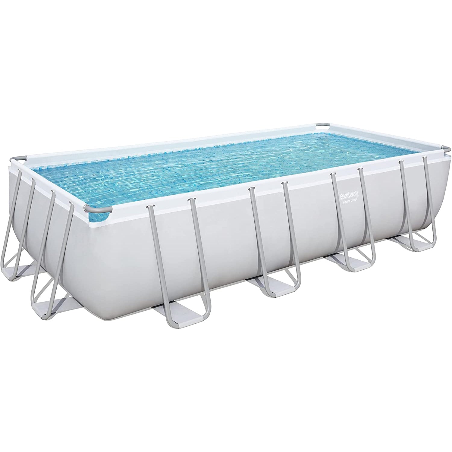 Piscina fuori terra rettangolare Power steel 4