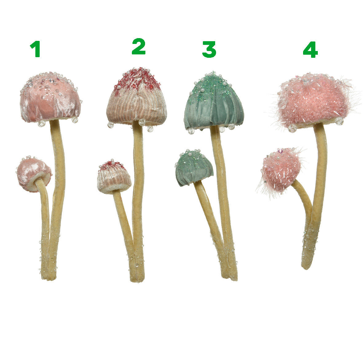 Fungo decorativo natalizio 23 cm