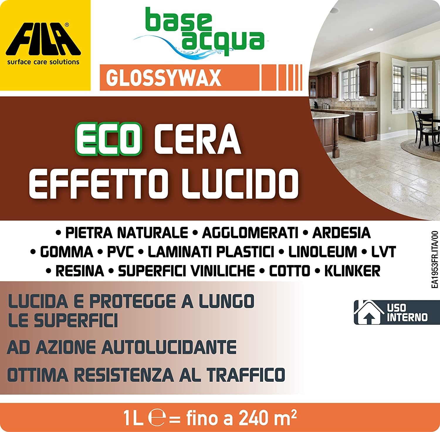 Eco cera protettiva Glossywax FILA 1LT