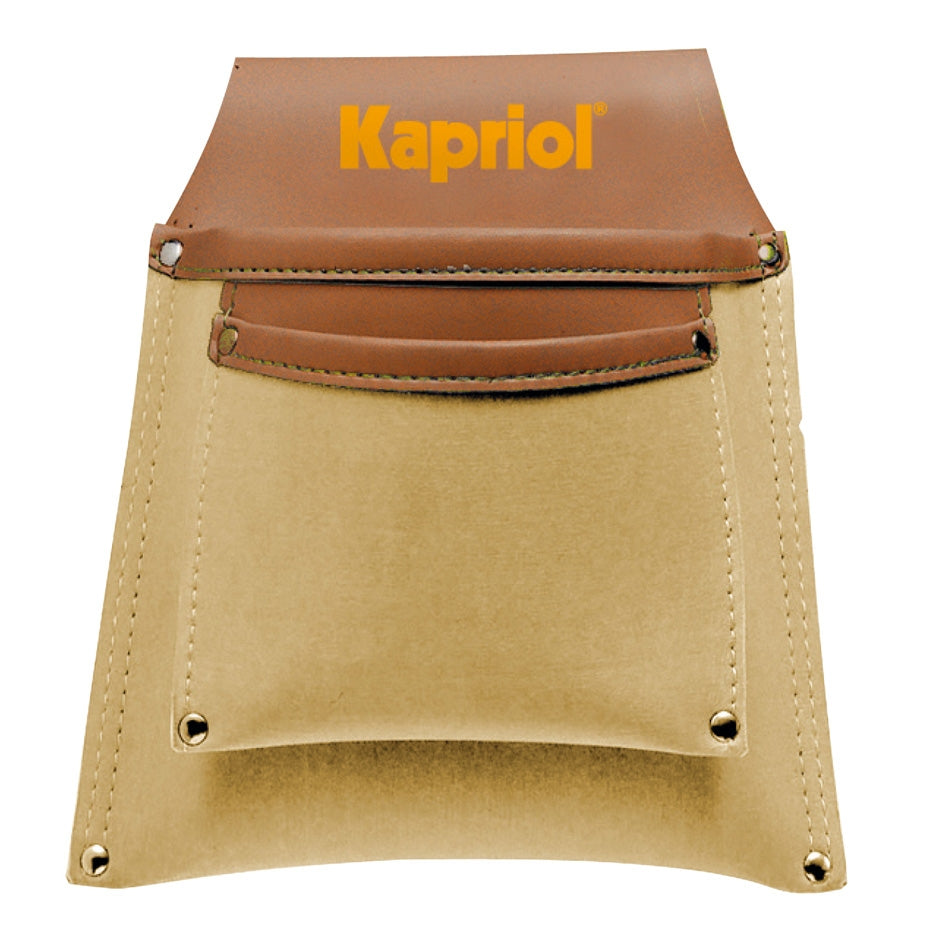 Borsa in cuoio con 2 tasche