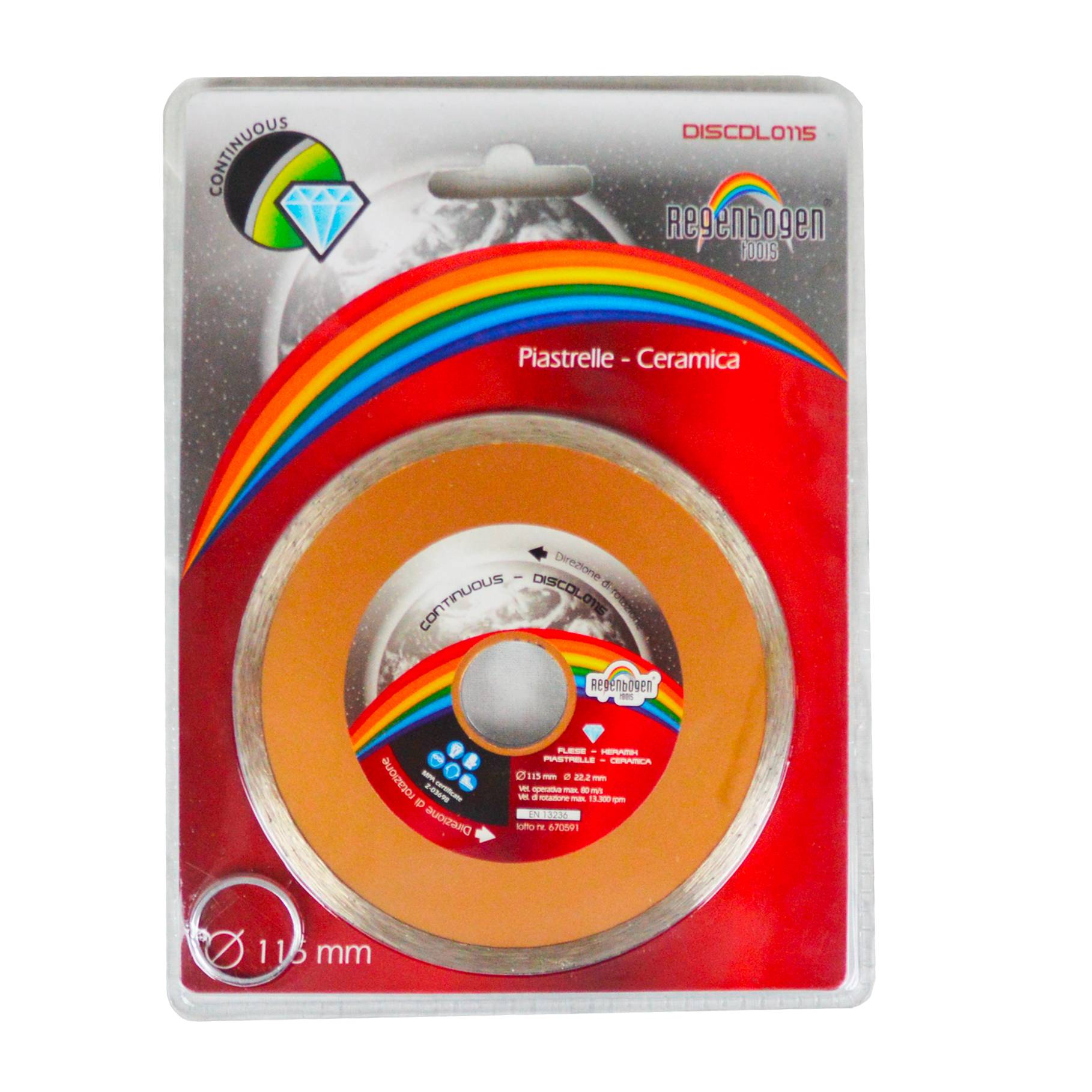 Disco Diamantato Turbo √ò115mm