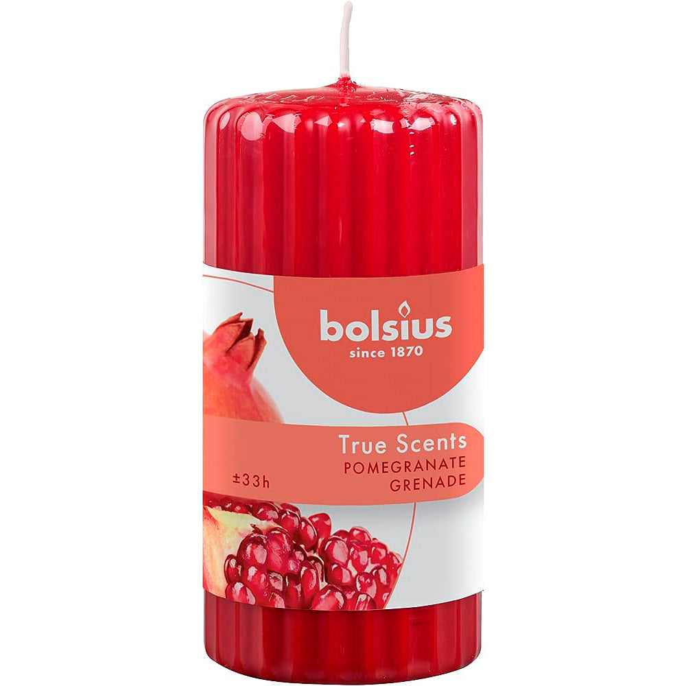 Candela Ribbed Pillar 58x120 mm Bolsius 5