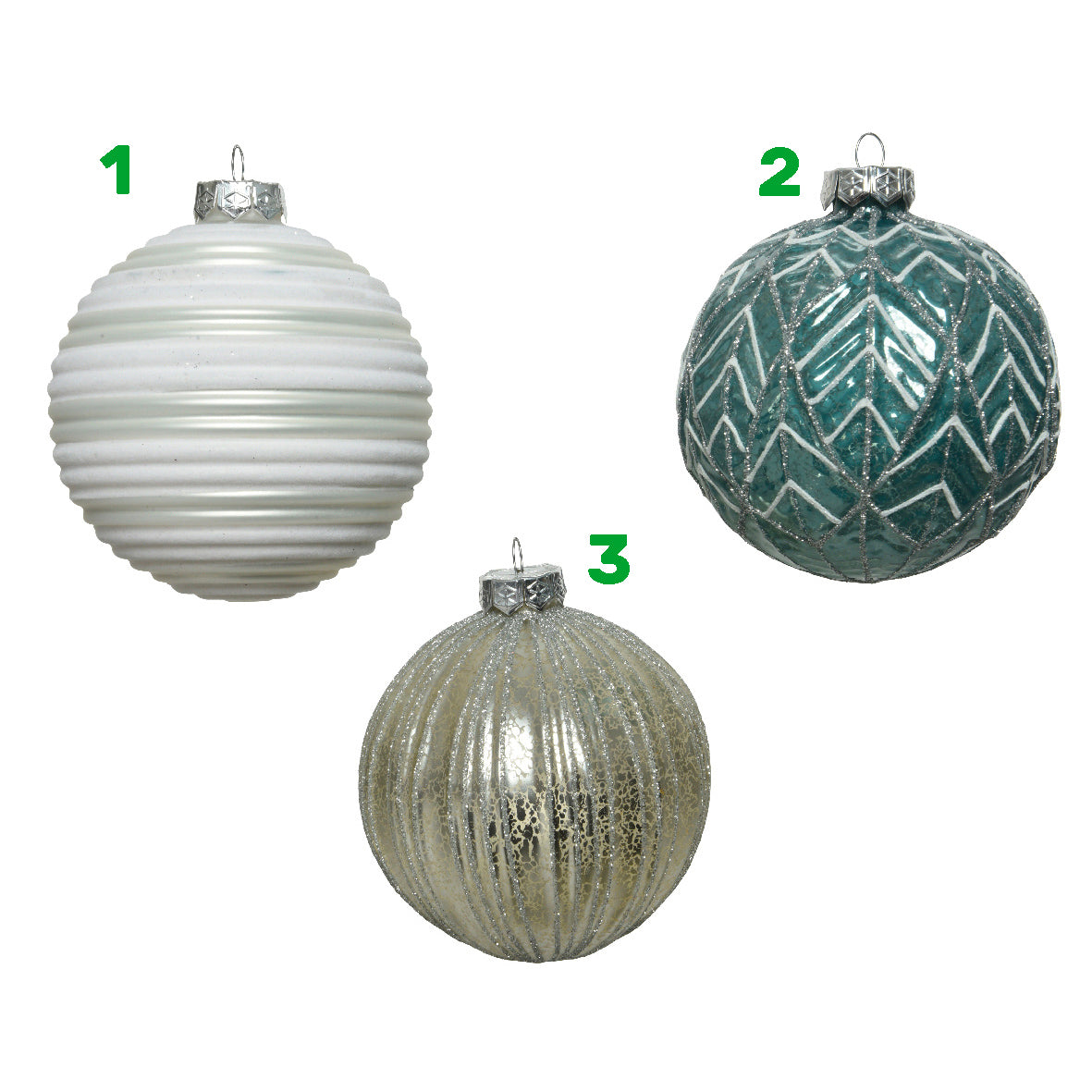 Palla di vetro anticata