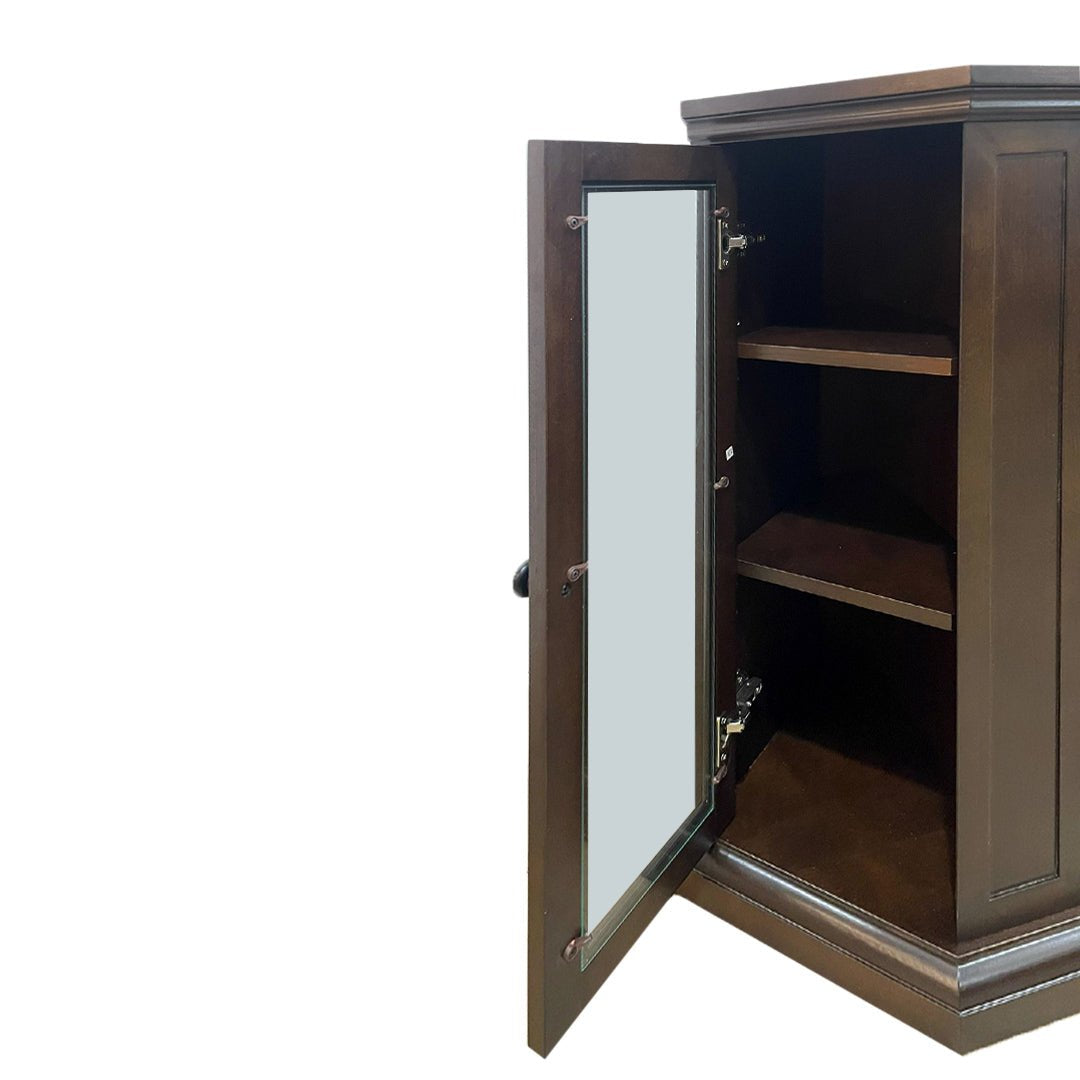 DIVINA FIRE Camino elettrico angolare MADISON 6