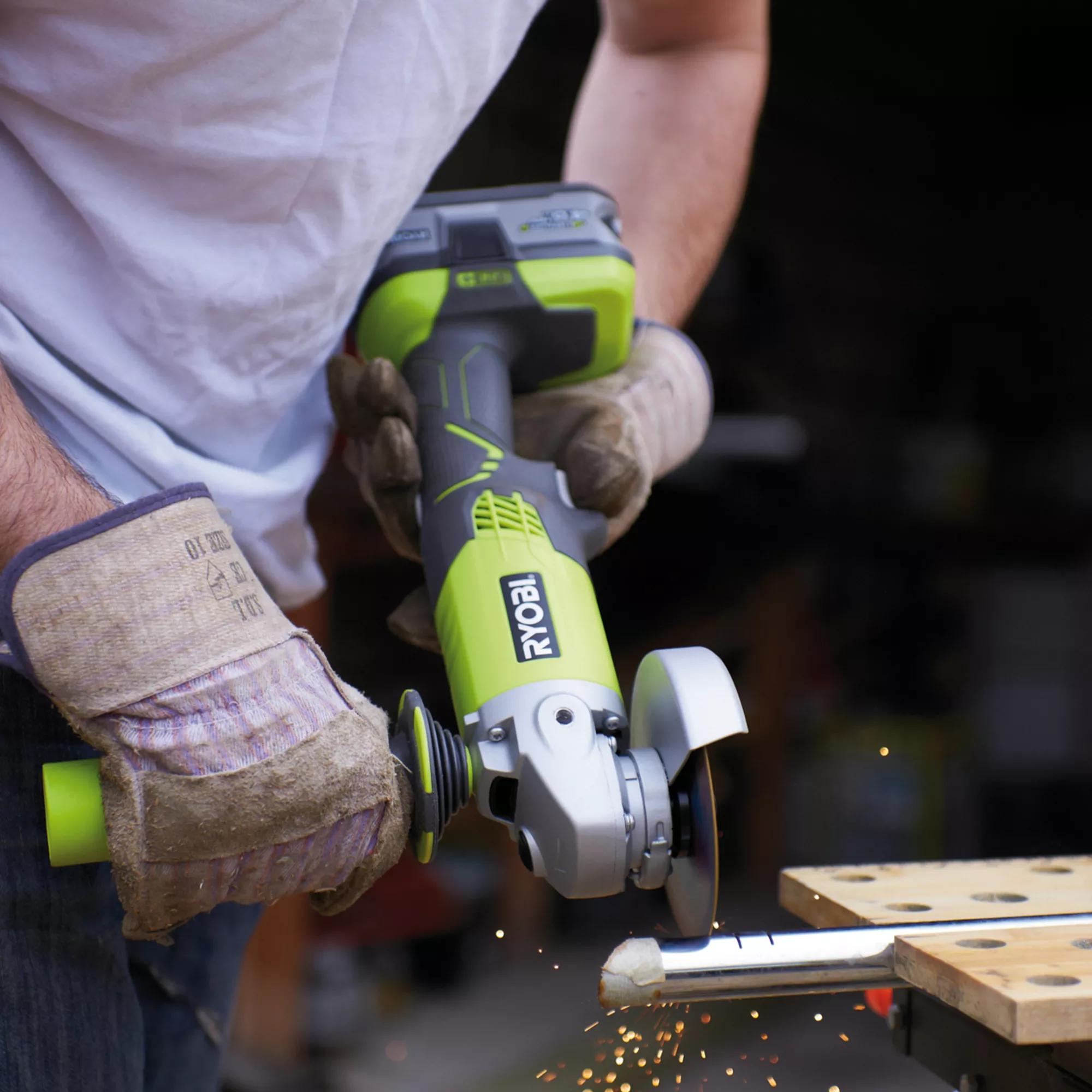 Smerigliatrice Angolare Brushless HP Ryobi 18V ONE+ Senza Batteria