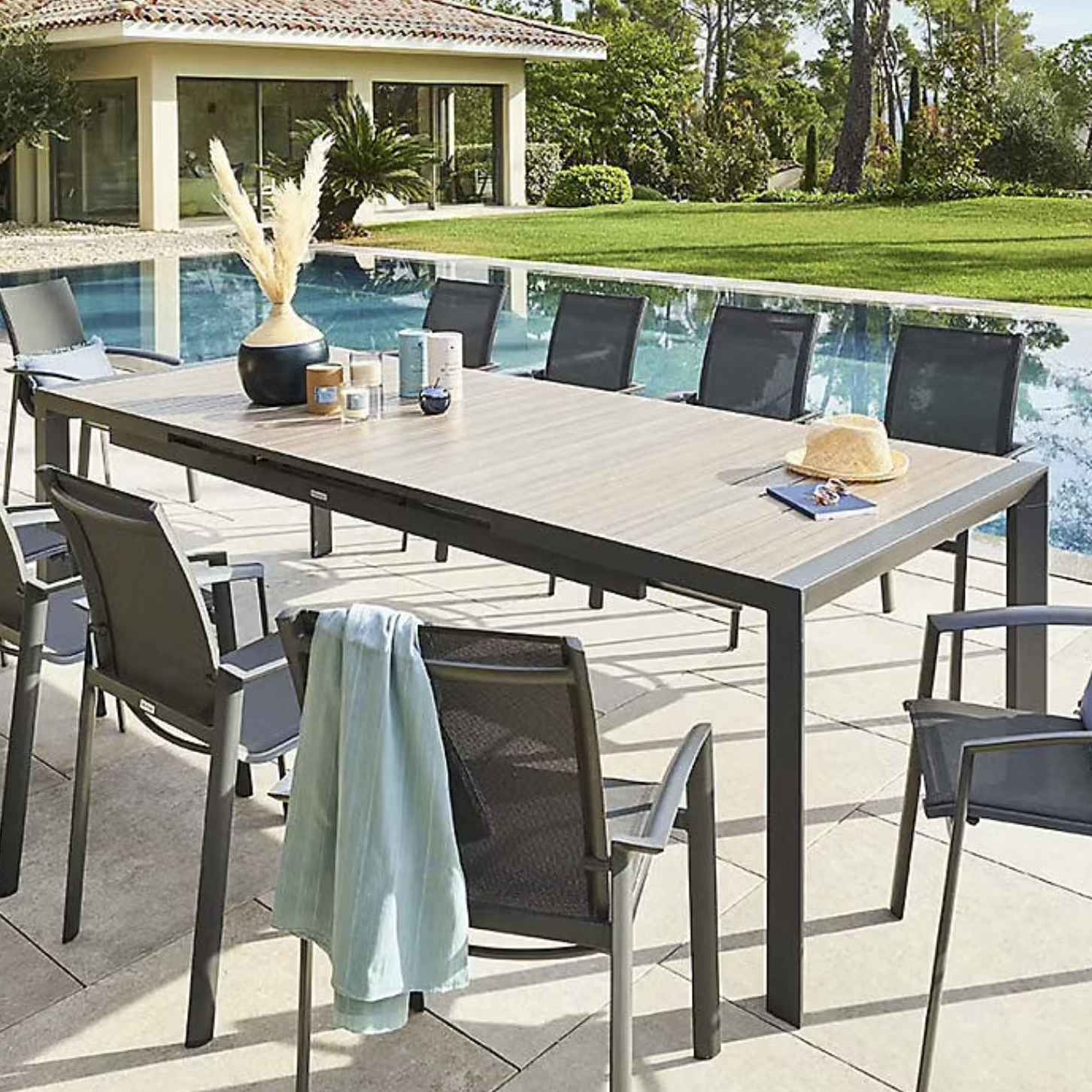 Tavolo Allungabile Evasion Grigio 165297D