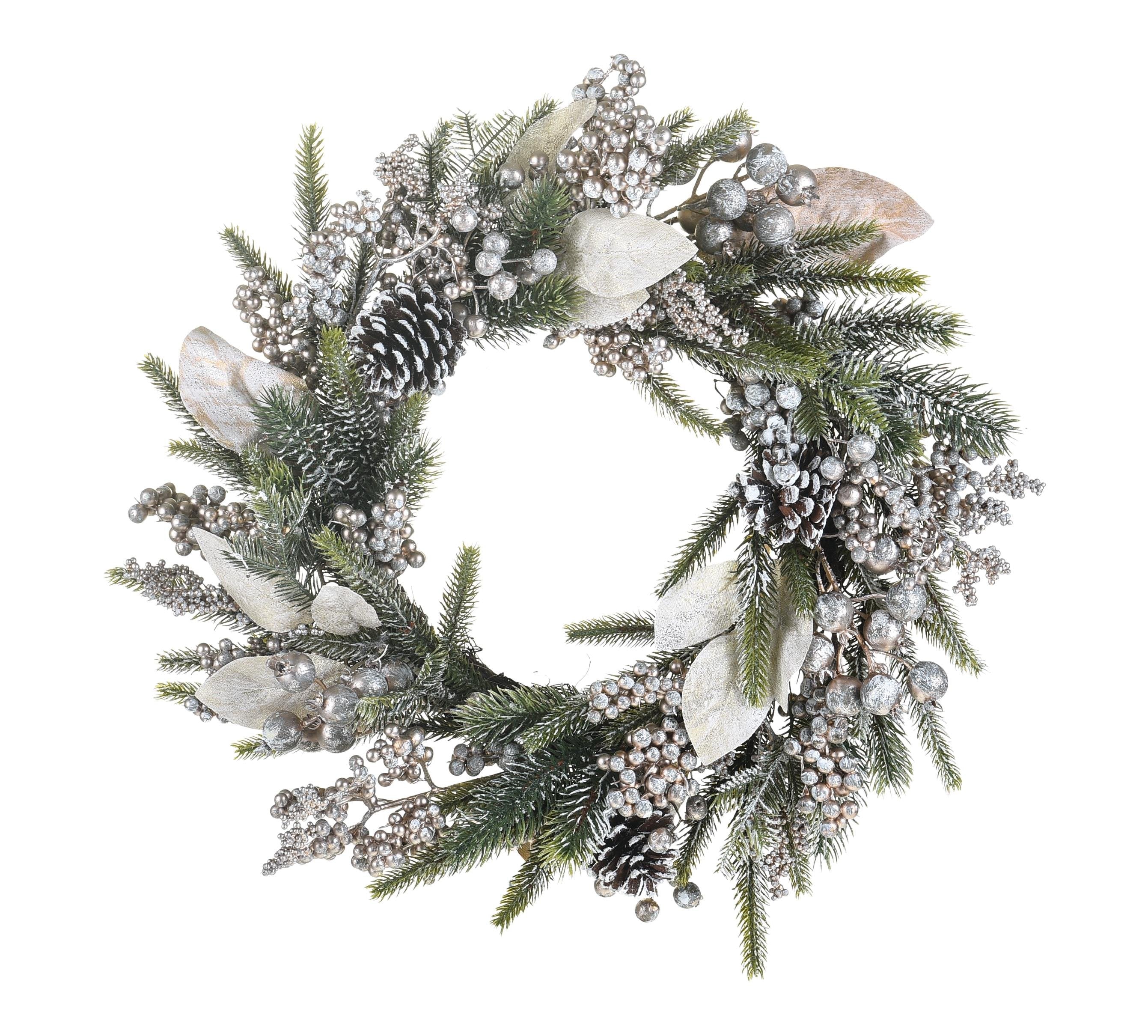 Corona con foglia magnolia 5