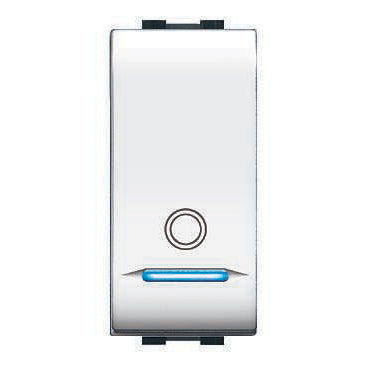 Pulsante Life unipolare 16A illuminato