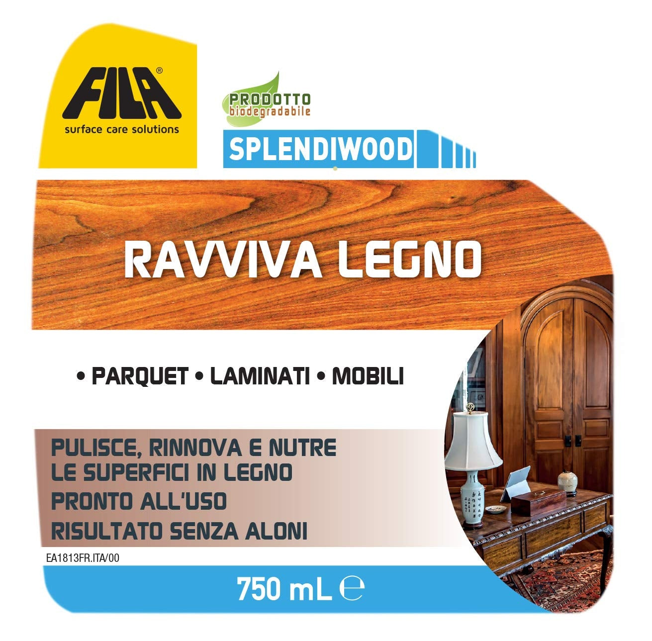 Detergente spray per legno Splendiwood FILA 750