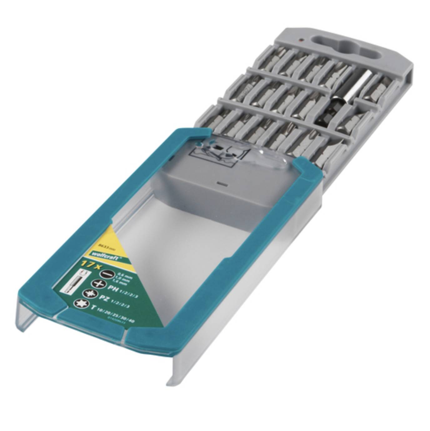 Bit-Box set 17Pz inserti WOLFCRAFT 1