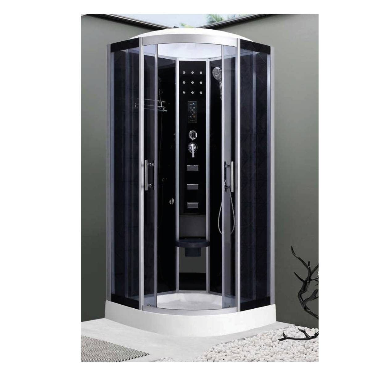 Cabina doccia idromassaggio 90x90x215 cm