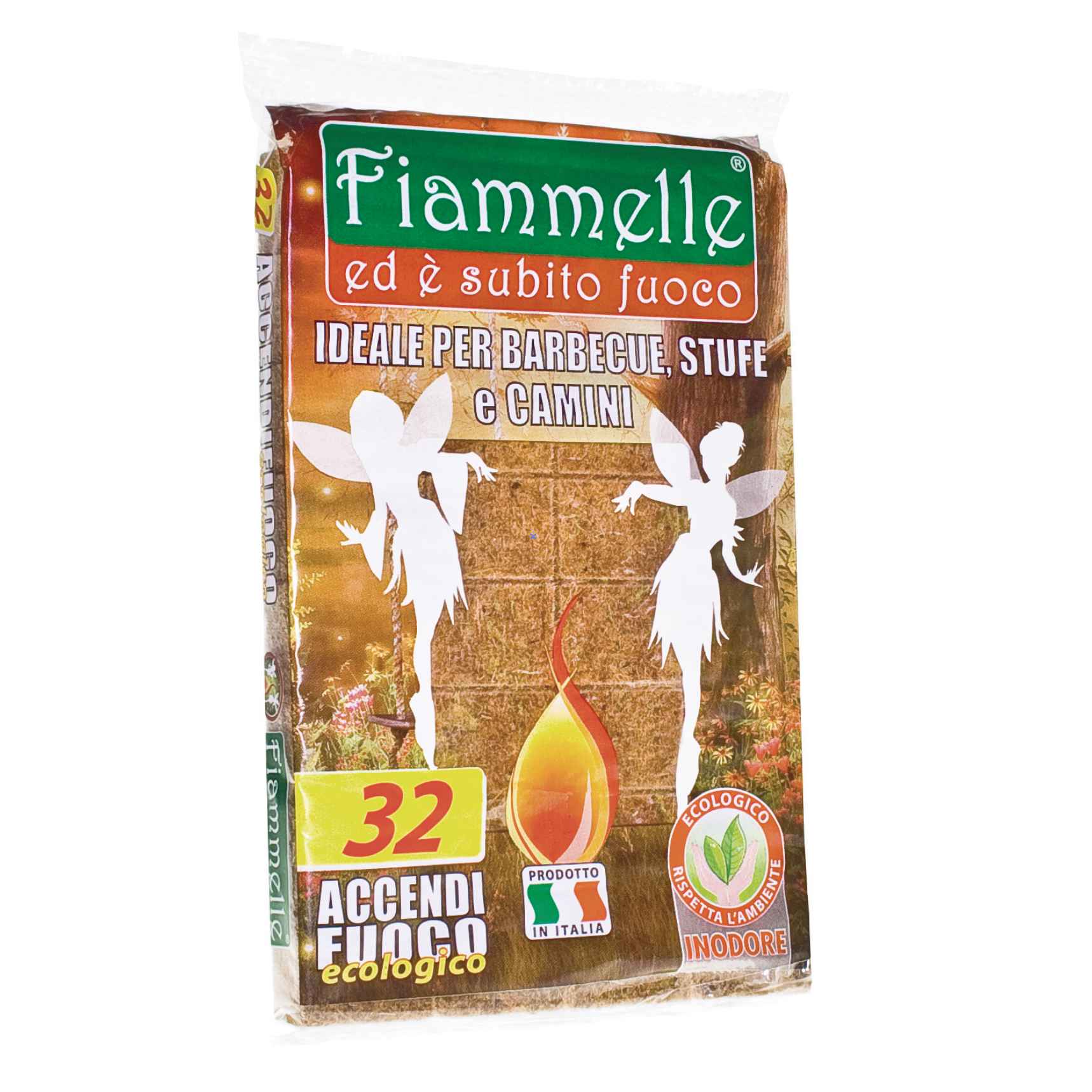 Accendifuoco ecologico 32Pz