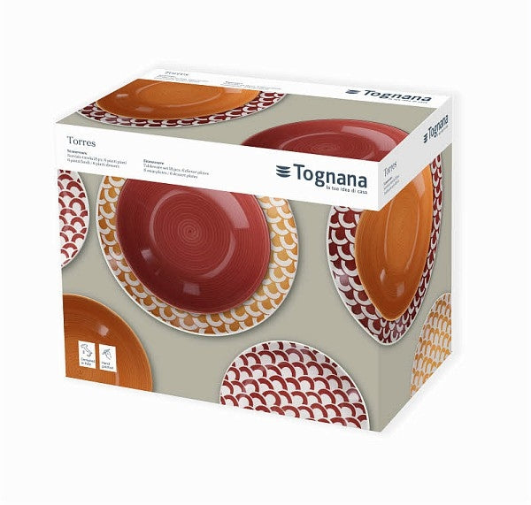 Kit piatti 18 Pz Torres Tognana