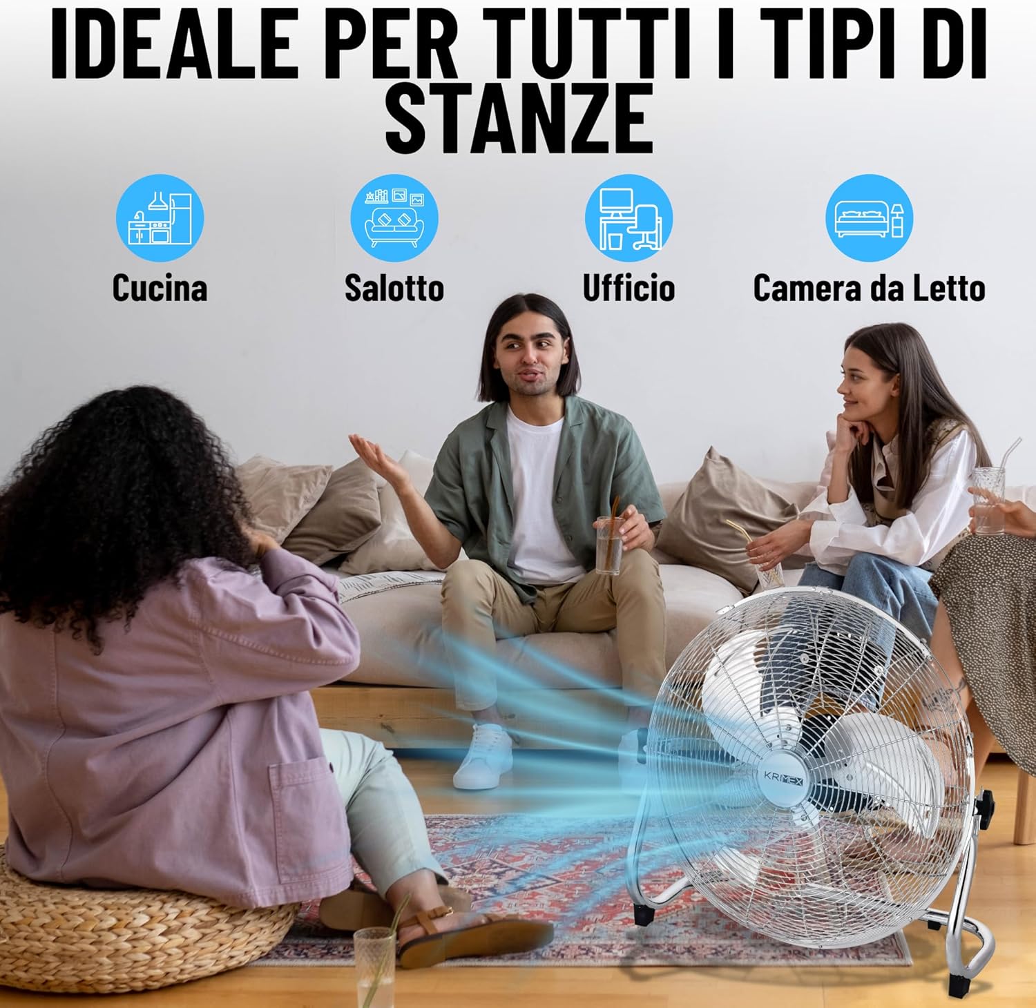 Ventilatore da terra industriale Krimex 6