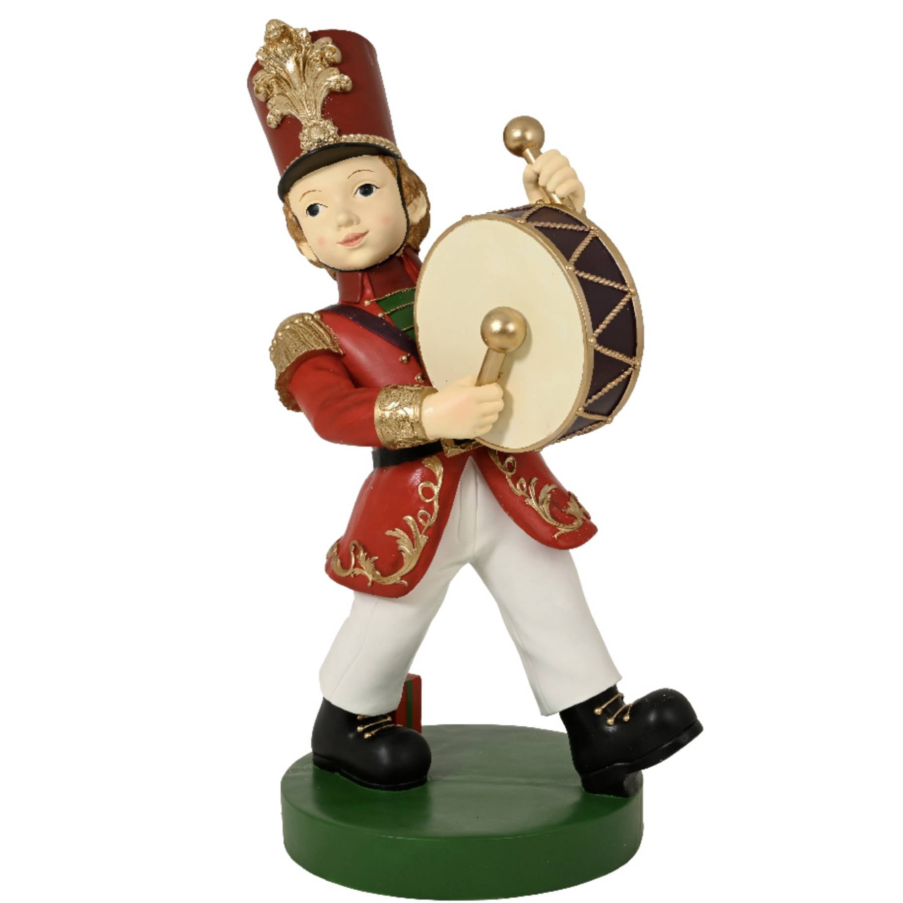 Decorazione statua ragazzo batterista