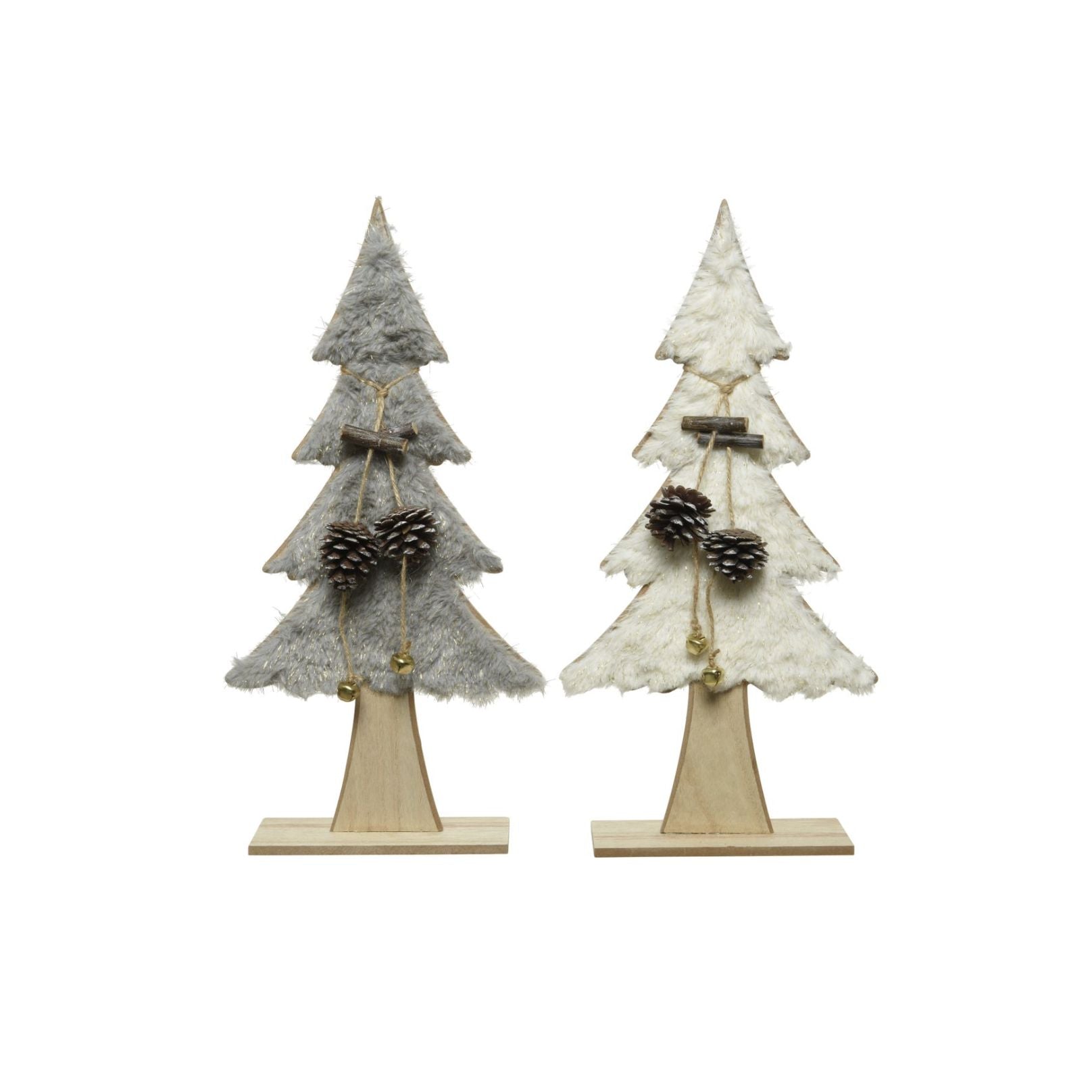 Albero di natale mini con pigne