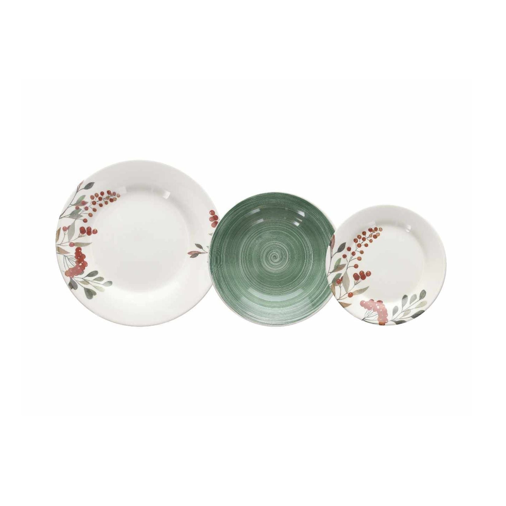 Servizio tavola natalizia 18Pz Tognana