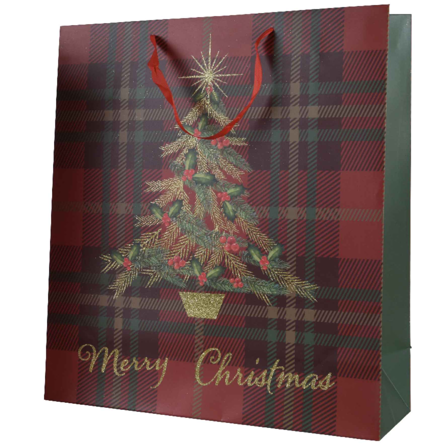 Busta regalo natalizia 42x30 cm