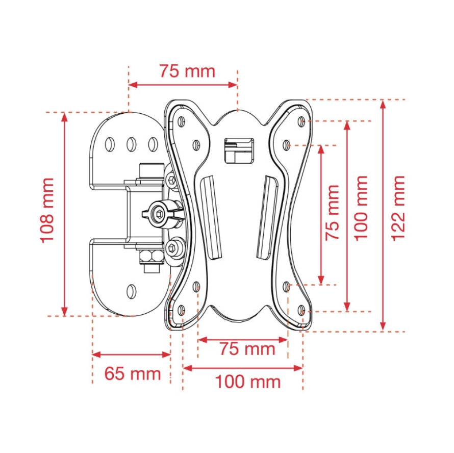 Supporto TV LCD 13"/28" 3