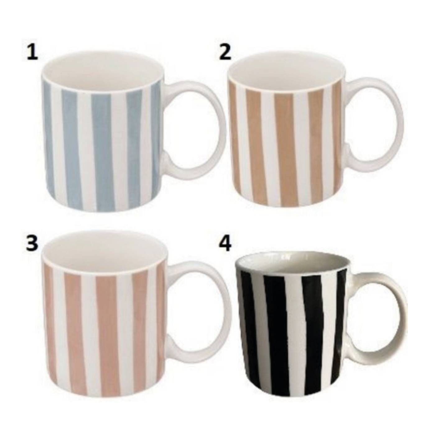 Tazza con Linee Colorate ‚Äì 30 cl