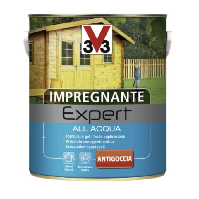 Impregnante expert all'acqua noce medio 2,5L