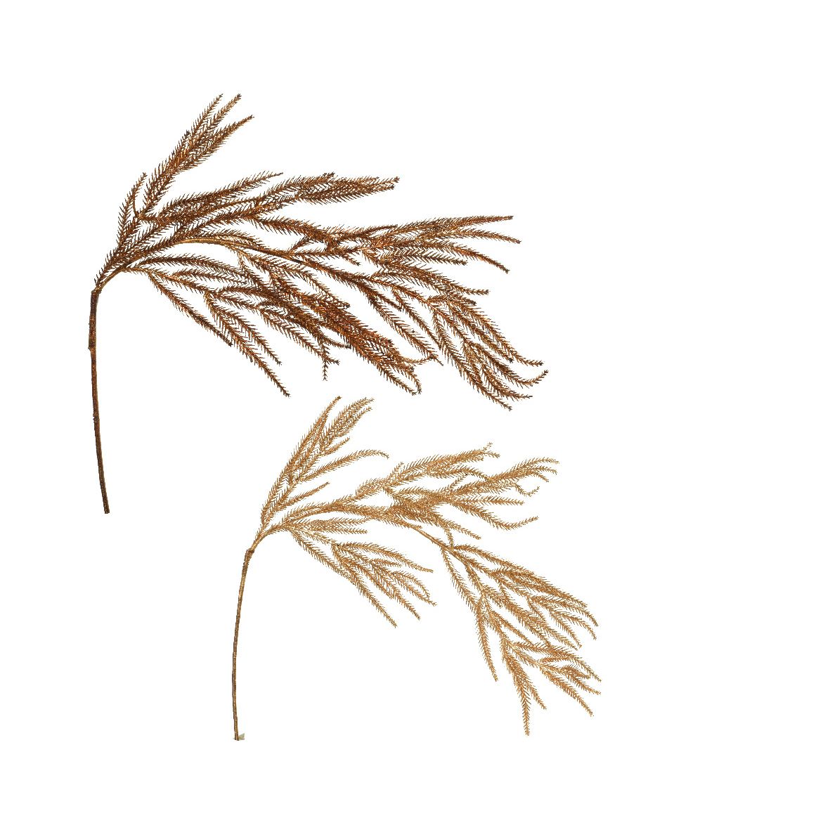 Ramo con foglie oro Kaemingk