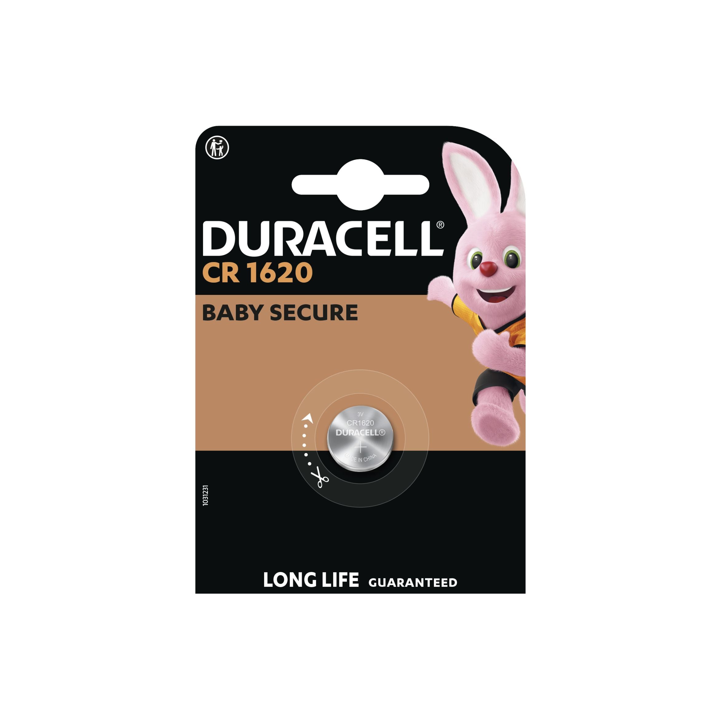 Duracell pile a bottone MN1620
