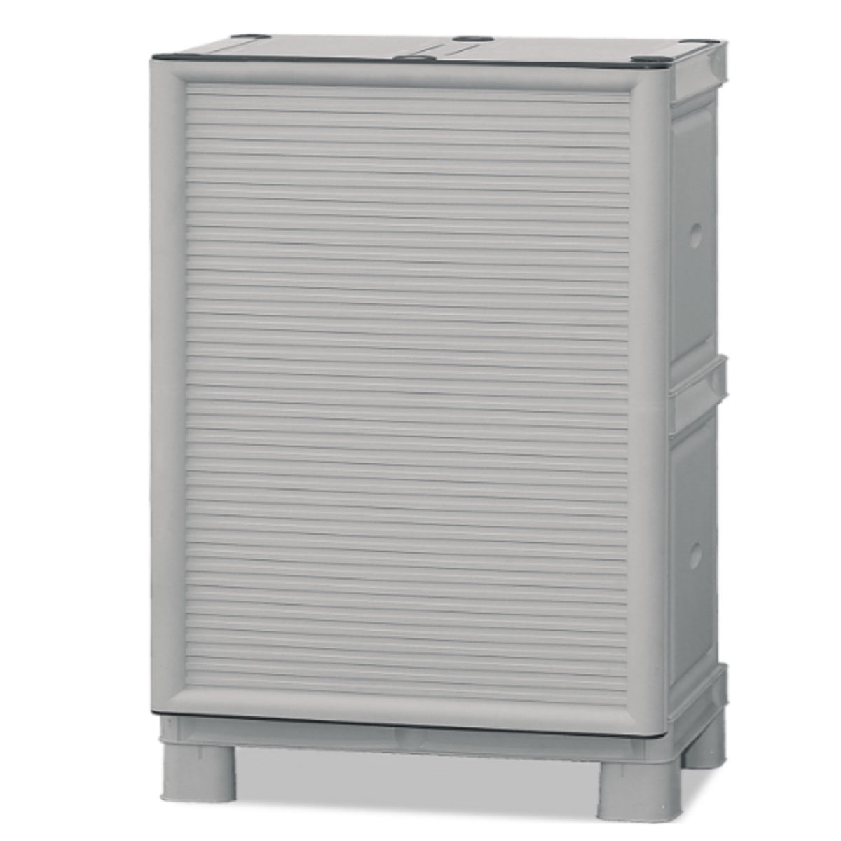 Armadio in resina con ripiani 50x38x92