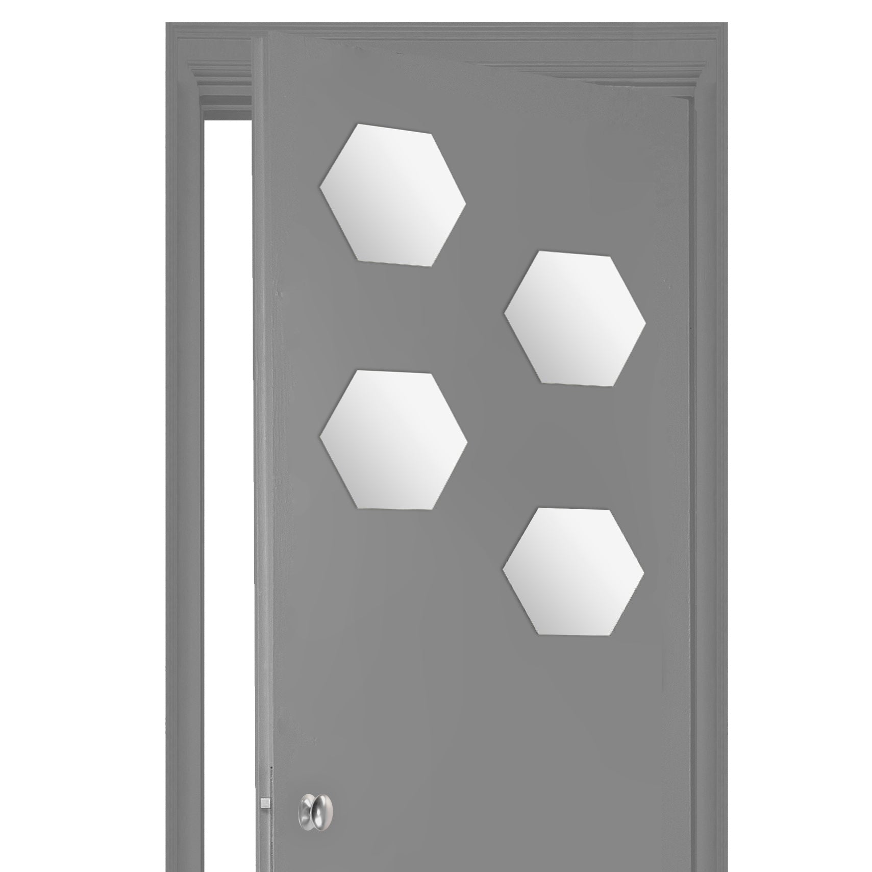 Set 4 specchi adesivi 20x20