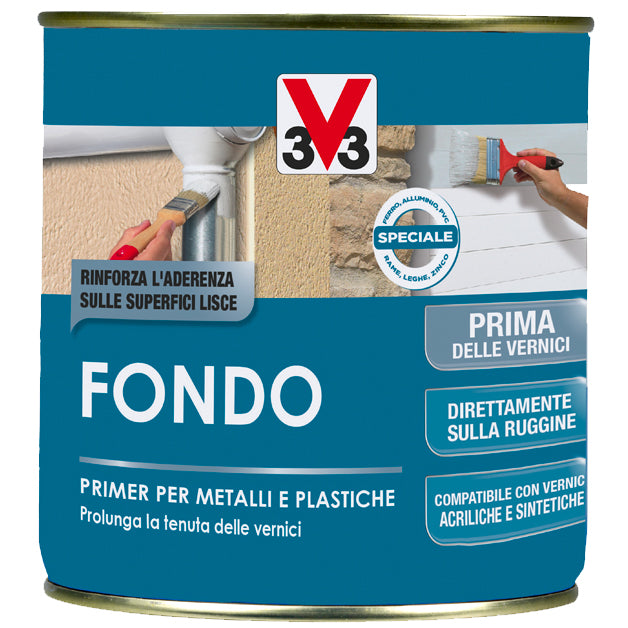 V33 fondo per metalli e plastiche 0,5L