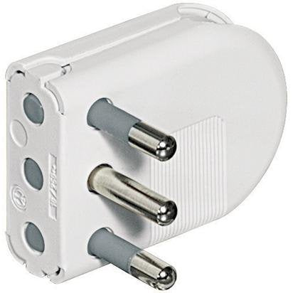 BTicino S2496TAE Spina Volante 2P+T 16A, Salvaspazio