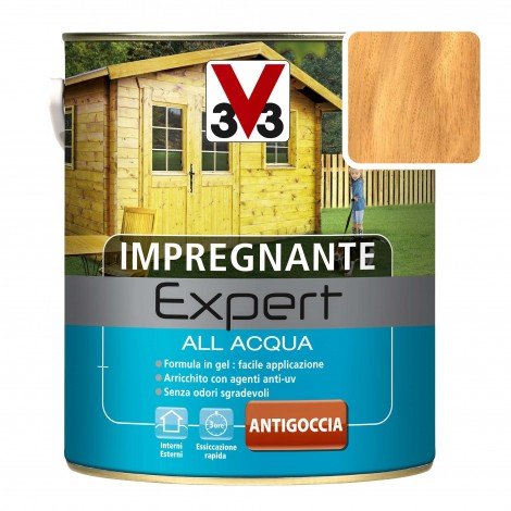 Impregnante expert all'acqua Noce chiaro 2,5L