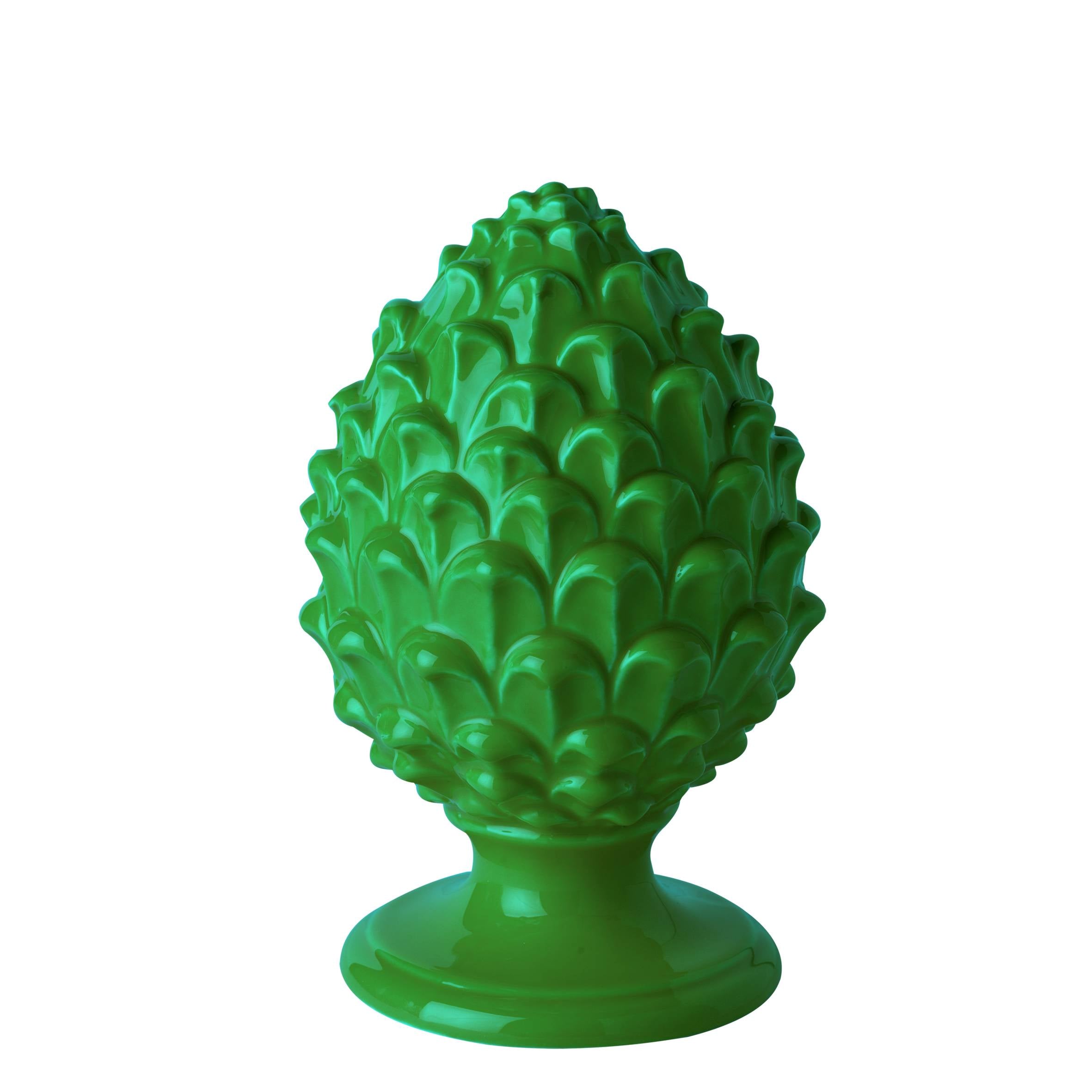 Pigna in porcellana dipinta a mano 18 cm 5