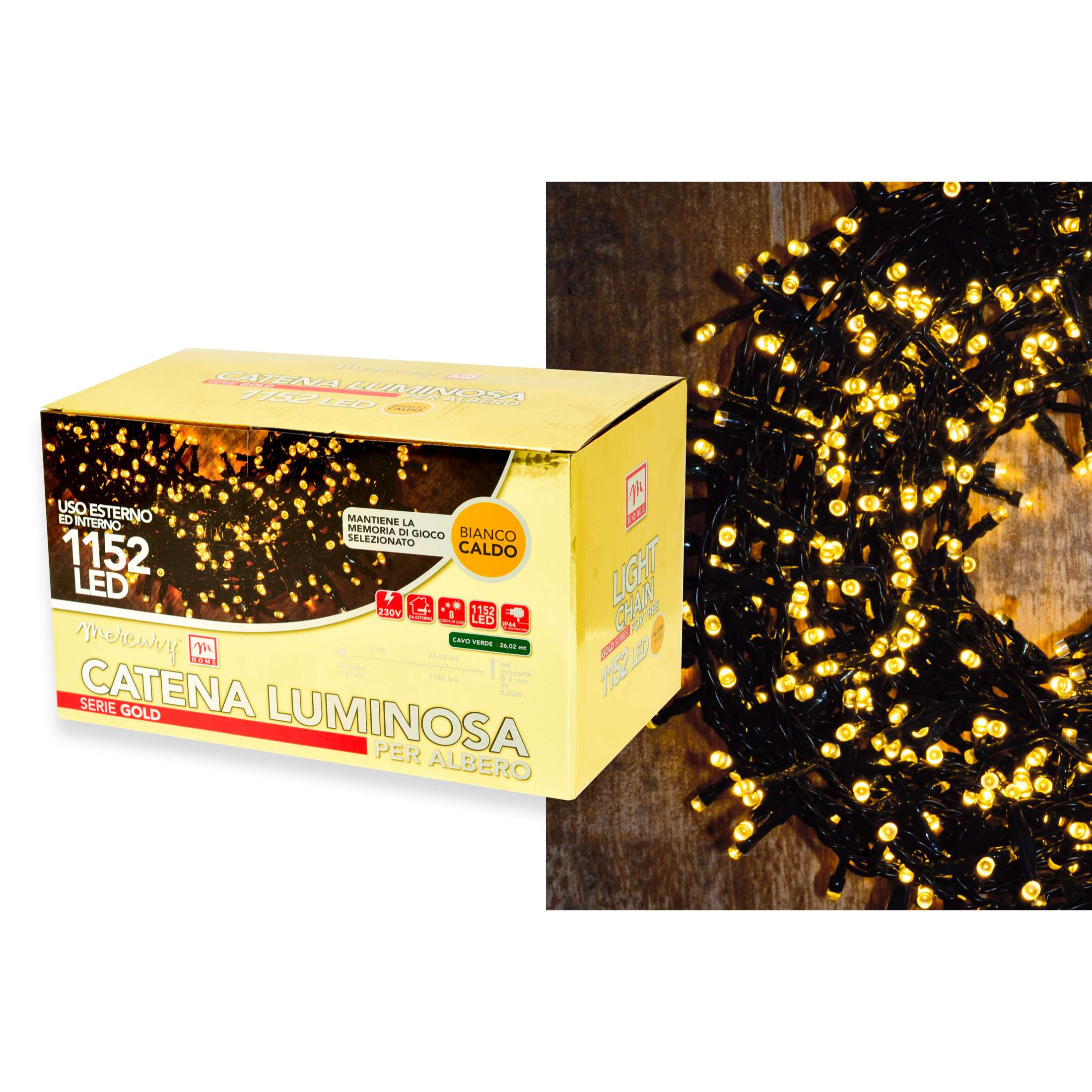 1152 minilucciole da esterno Mercury