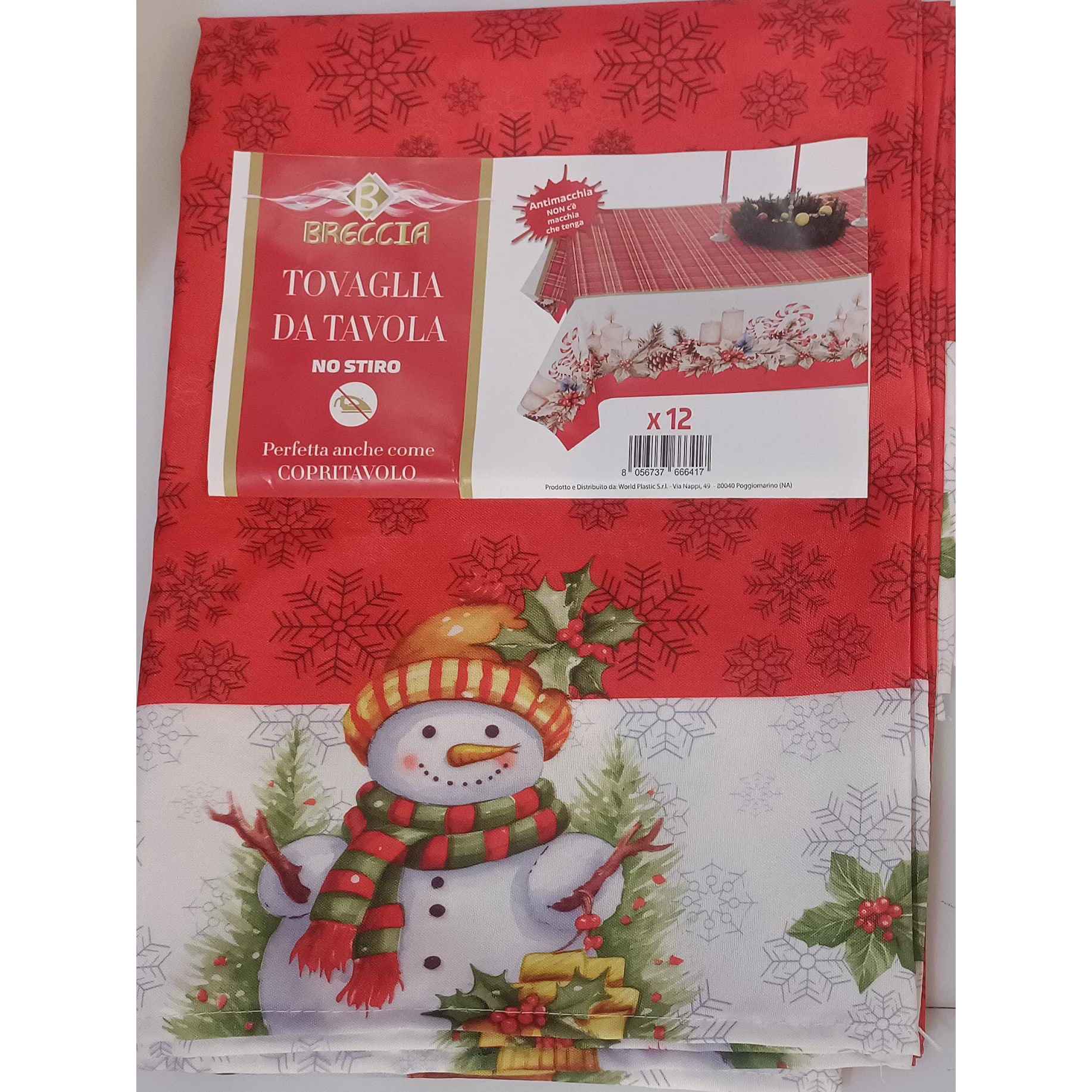 Tovaglia Natalizia Rettangolare