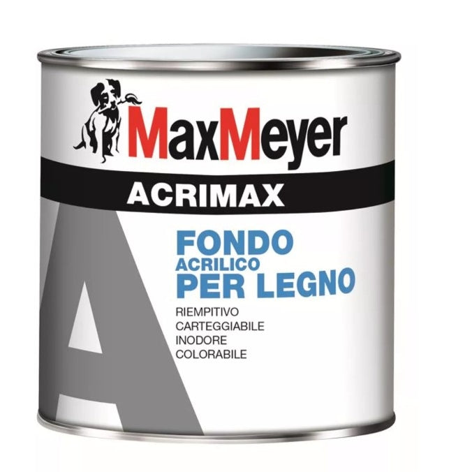 ACRIMAX FONDO ACRIL 0,75 BIANCO PER LEGNO