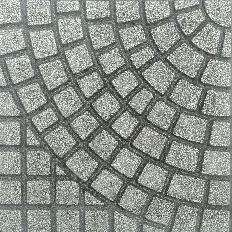 Lastra cemento ventaglio 40x40x3,8 cm