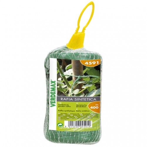 Rafia sintetica verde bobina 400m