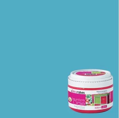 PITTURA LAVAGNA COLORE AZZURRO DA 500 ML