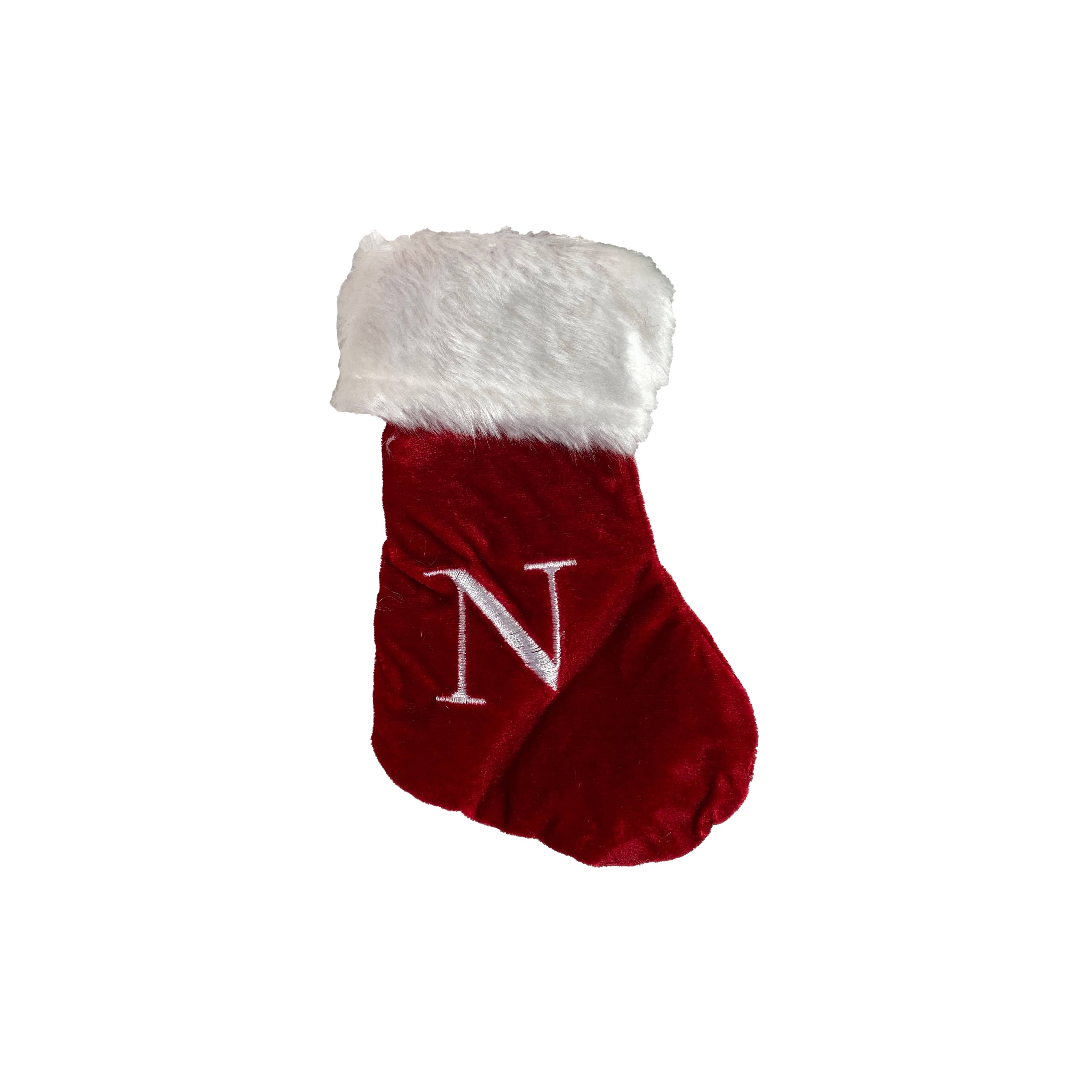 Addobbo albero mini calze con lettere Christmas inspiration 10