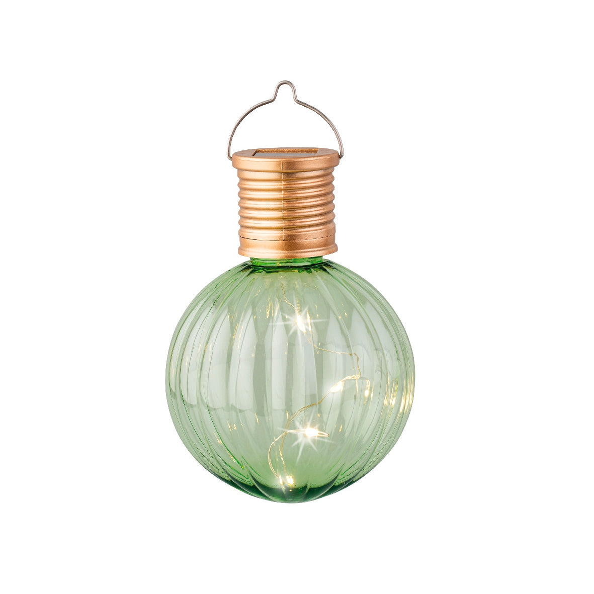 Lanterna lampadina solare verde