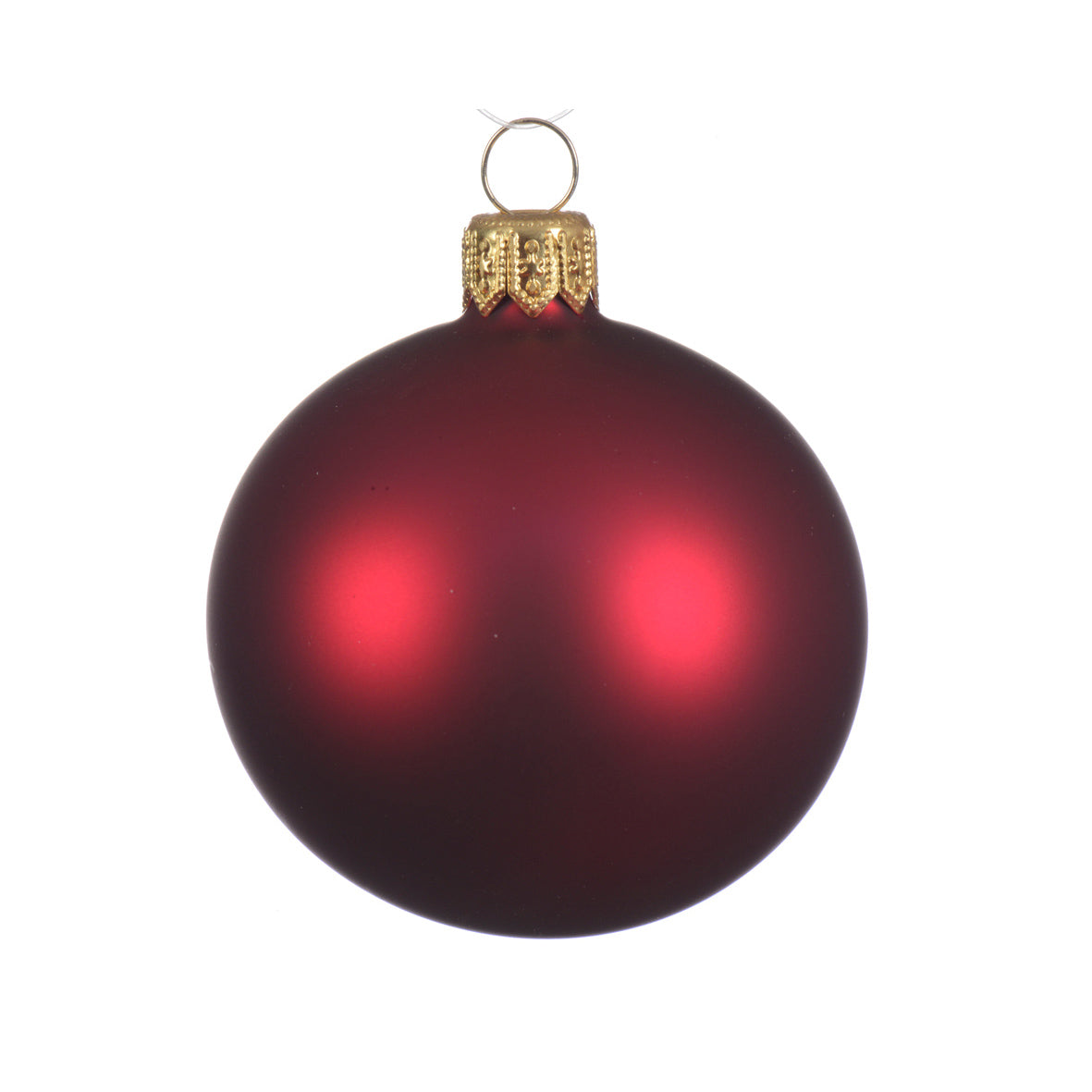 Pallina di natale 8 cm vetro 22