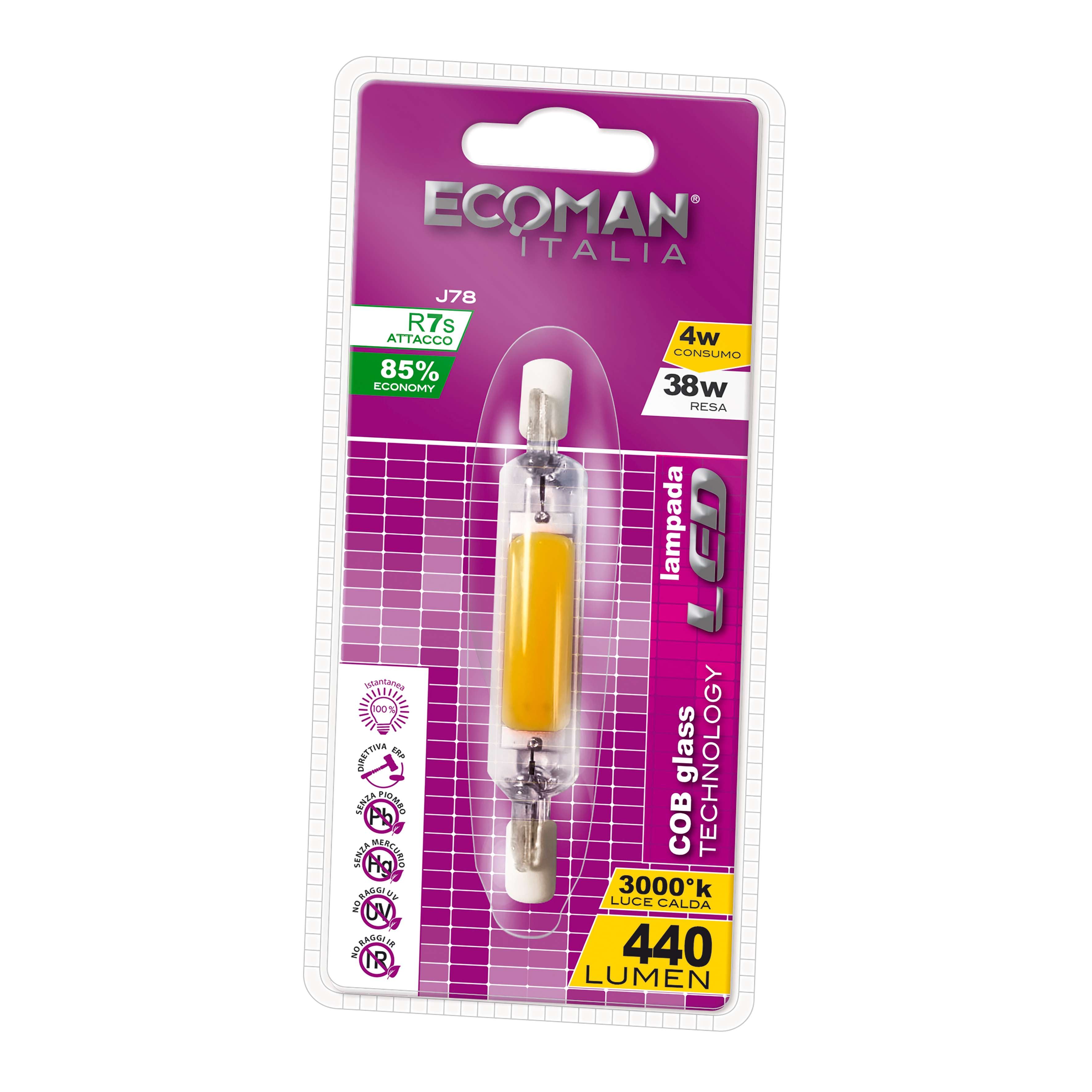 Lampadina Lucciola Lineare 4W R7